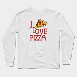 i love pizza Long Sleeve T-Shirt